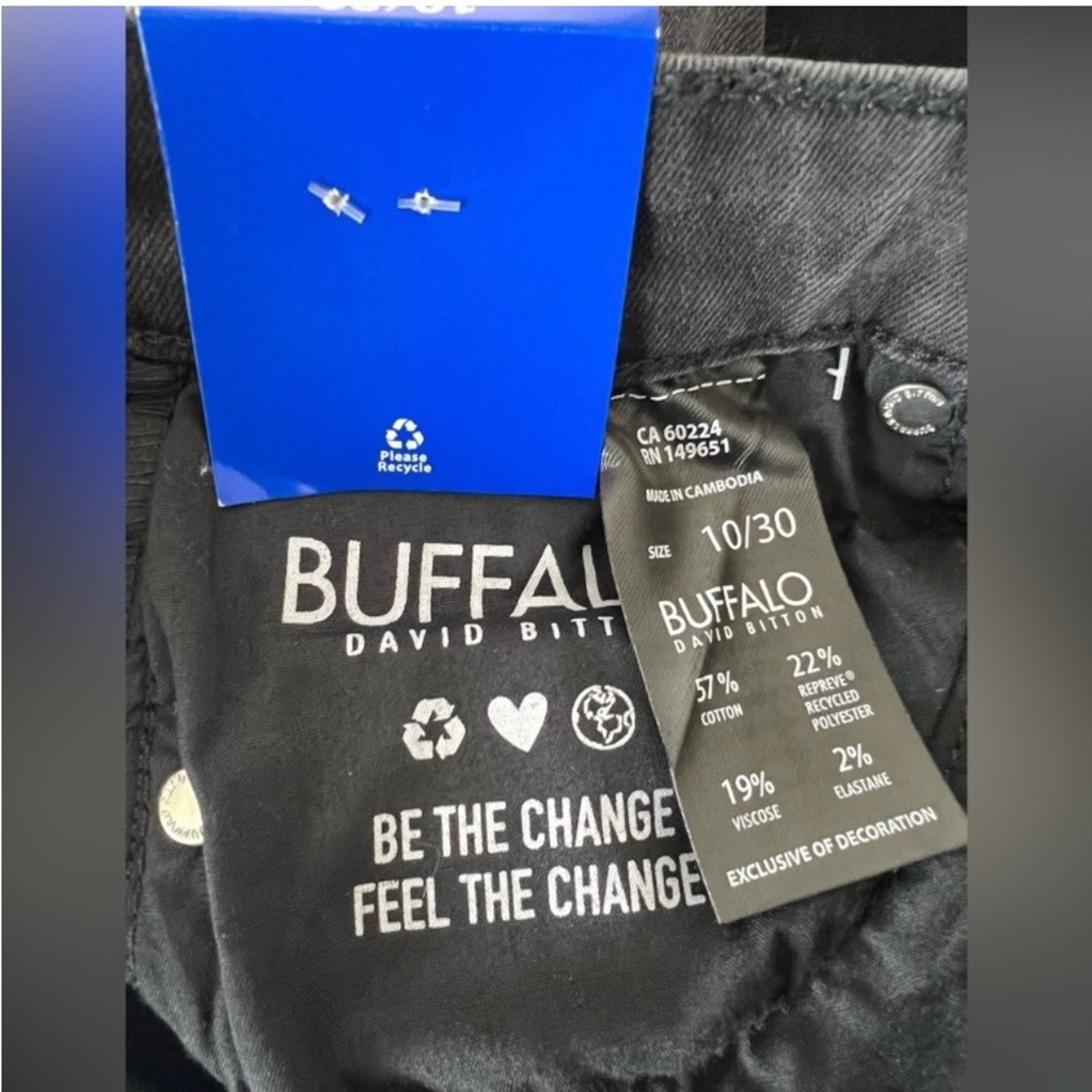 NWT Buffalo Jeans High Rise Stretch Skinny 10 / 30 - Picture 3 of 5